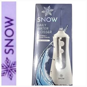 Snow Cordless Travel Friendly Daily Water Flosser - White